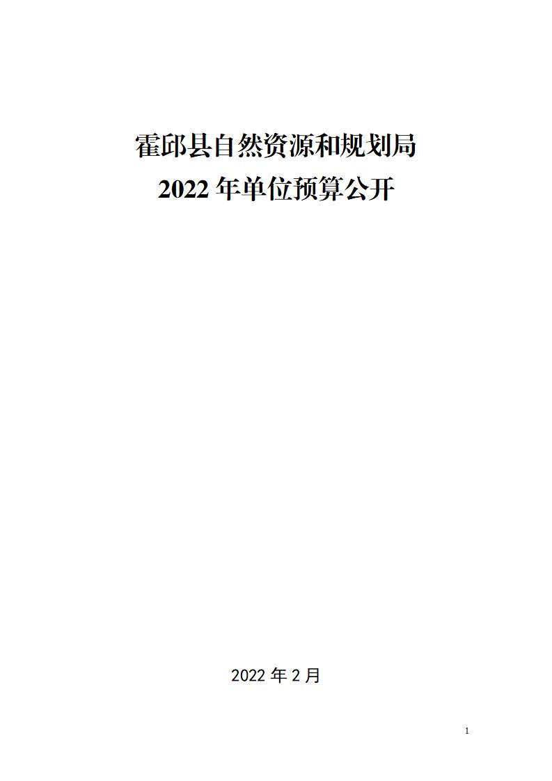 霍邱县自然资源和规划局最新项目概览