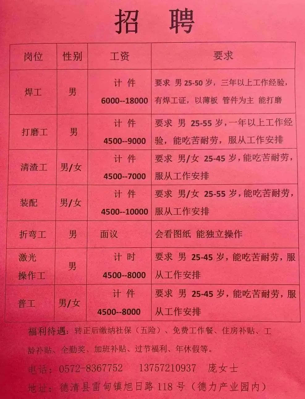 中丁乡最新招聘信息汇总